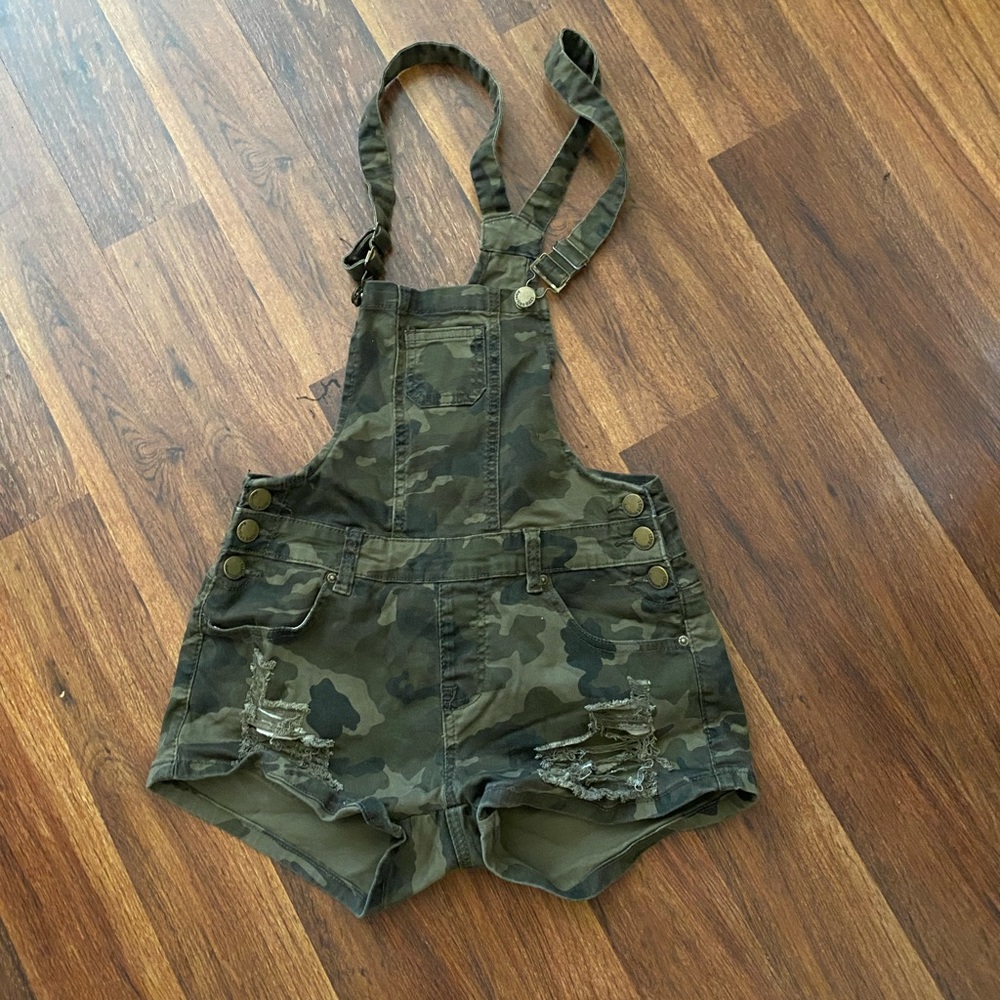 Camo overalls